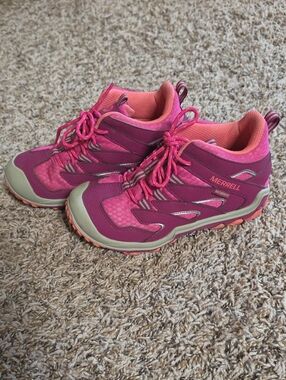 Merrell Girls's Pink and Coral Trail Sneakers